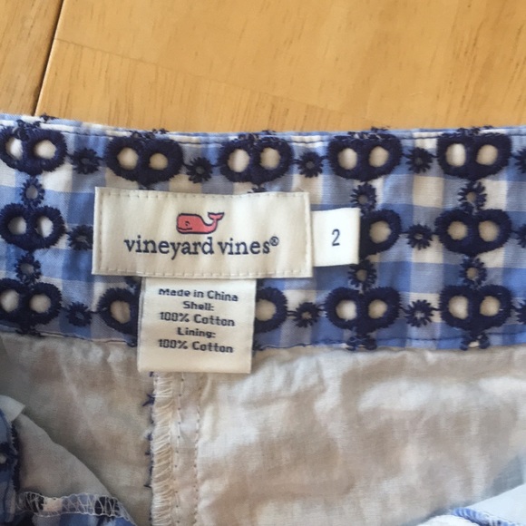 Blue Vineyard Vines Eyelet Shorts - Picture 3 of 4